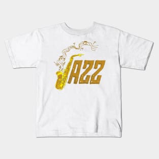 Saxophone Day Jazz Music Band Orchestra Jam Session Kids T-Shirt